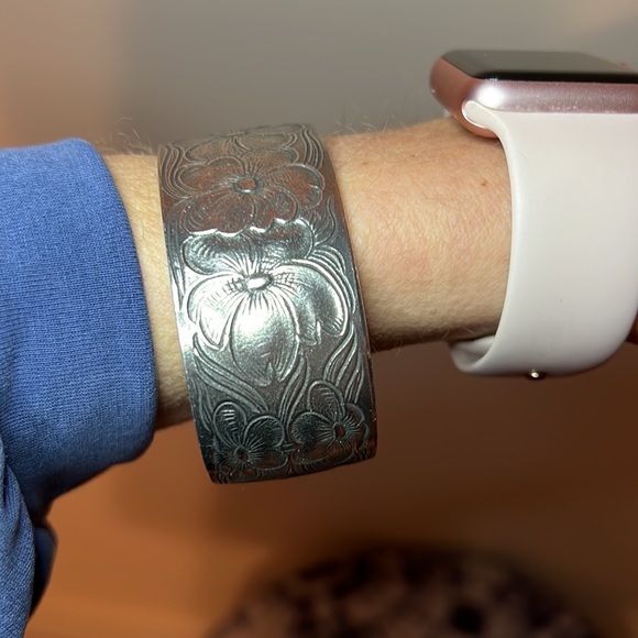 Pewter Cuff Bracelet - Picture 2 of 8
